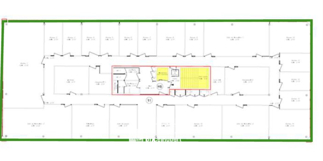 A louer - VAL D'ECULLY - Bureaux accompagnés de nombreuses places de parking - Ecully