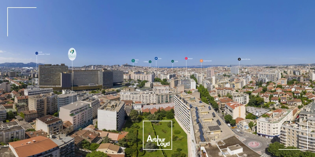 Bureaux neufs PMR et ERPable à vendre - La Timone - 13005 Marseille