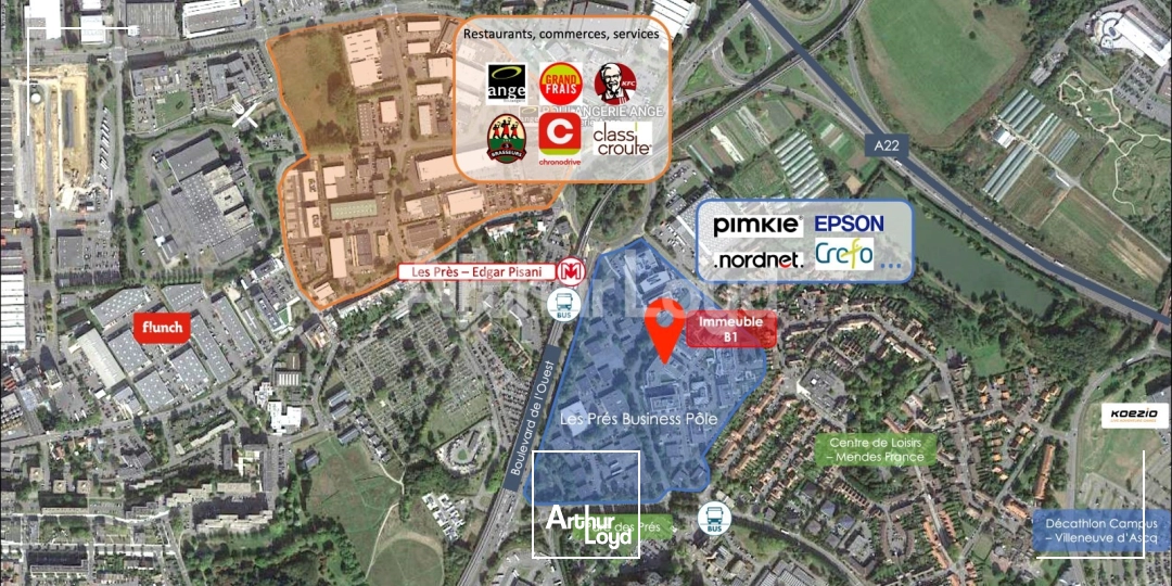 Bureaux - Location - VILLENEUVE D'ASCQ - 59650 - 829-829 - 7719663