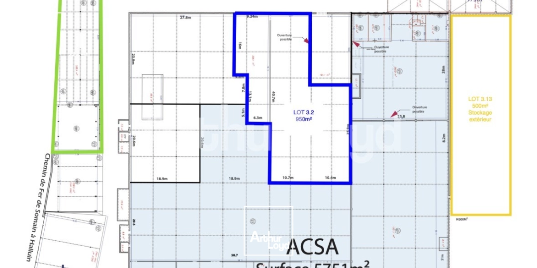 Locaux d'activité & Entrepôts - Location - WATTRELOS - 59150 - 1140-1140 - 7720395