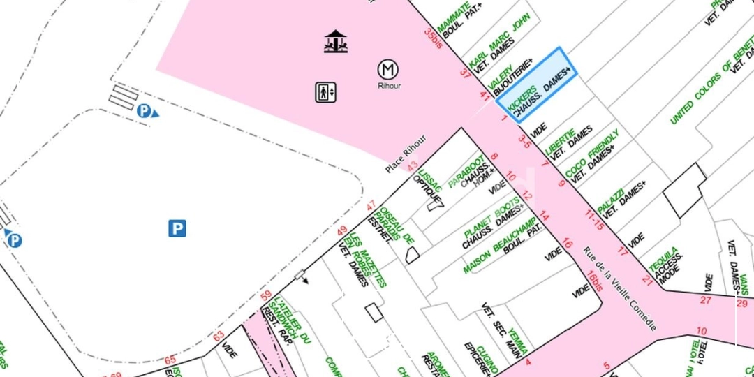 Locaux commerciaux - Location - LILLE - 59000 - 252.38-252.38 - 7845763
