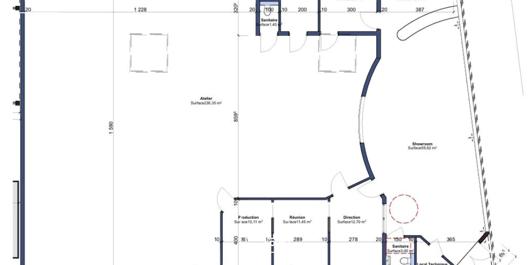 Locaux d'activité & Entrepôts - Location - Vieux charmont - 25600 - 365-365 - 7994683