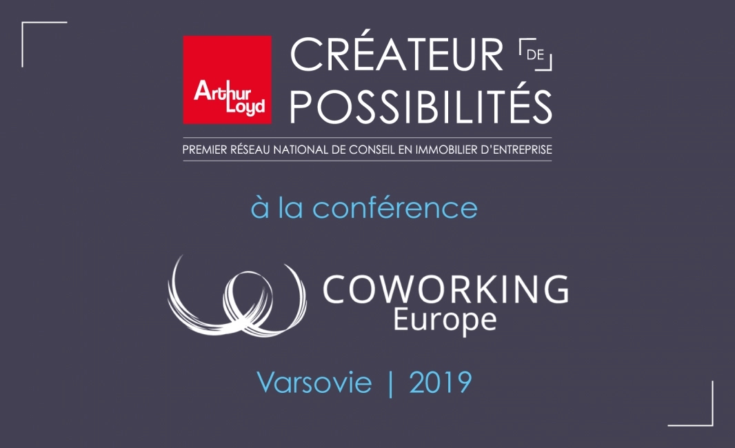 Visuel conférence coworking Europe 2019 Arthur Loyd