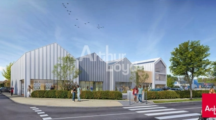 ST GERVAIS LA FORÊT - LOCATION 2 CELLULES COMMERCIALES 163,51 M² et 186,90 M² - ZONE COMMERCIALE - Offre immobilière - Arthur Loyd